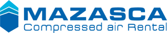 Logotipo Mazasca Alquiler de compresores
